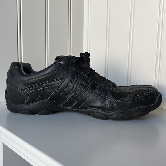 SKECHERS Black Diameter Murilo Oxford Shoe Size 8 - Picture 3 of 14